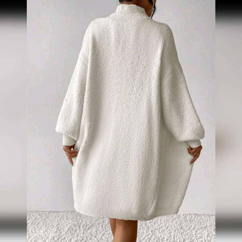 NWT Drop Shoulder Duster Cardigan & Sweater Dress - Picture 4 of 6